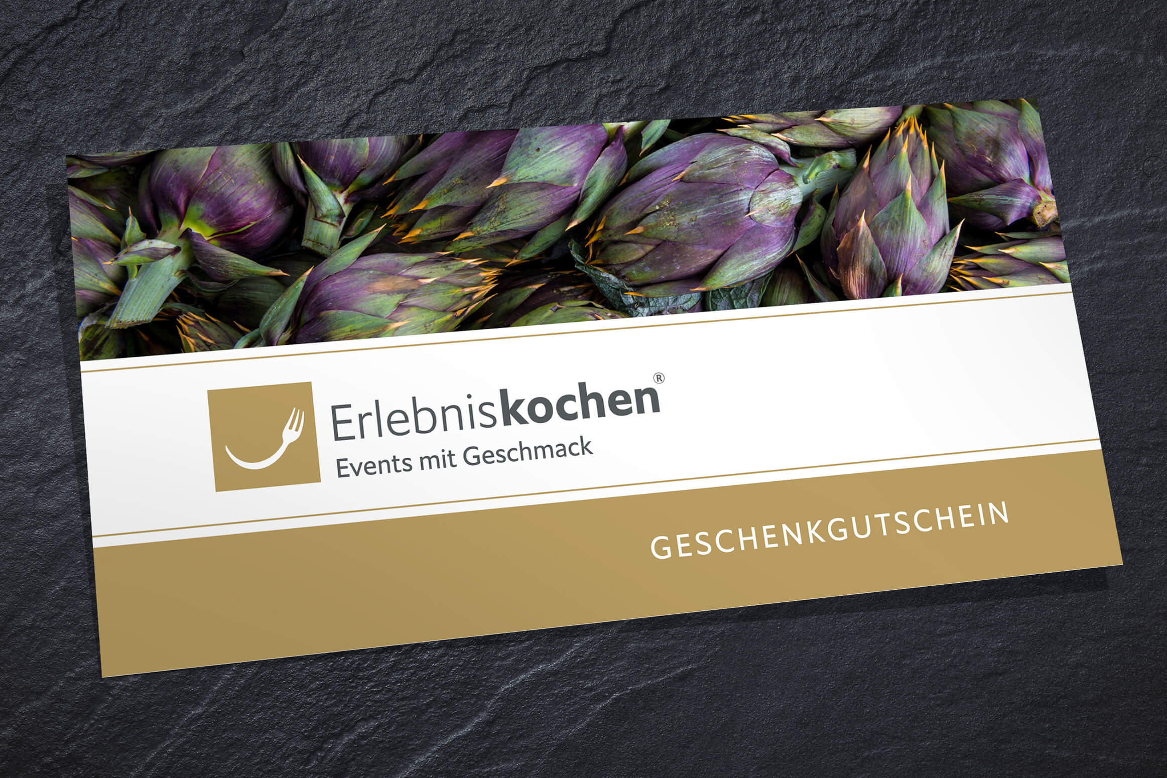 Geschenkgutschein für Kochkurse und Weinevents in der Kochschule Marieneck Köln