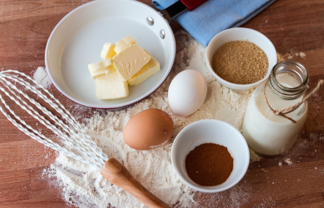 Dessert Zubereitung in der Kochschule Marieneck Köln