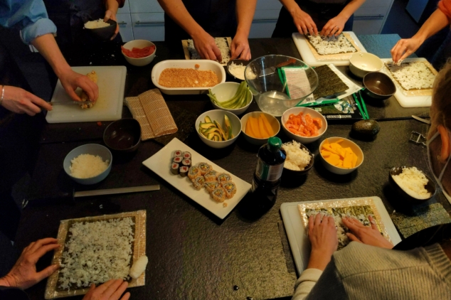 Sushi Kochkurs in derKochschule Marieneck Köln