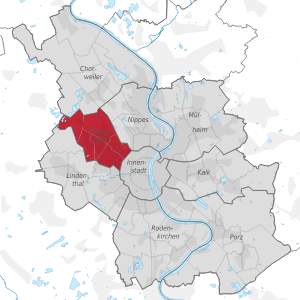 Köln Ehrenfeld Markierung